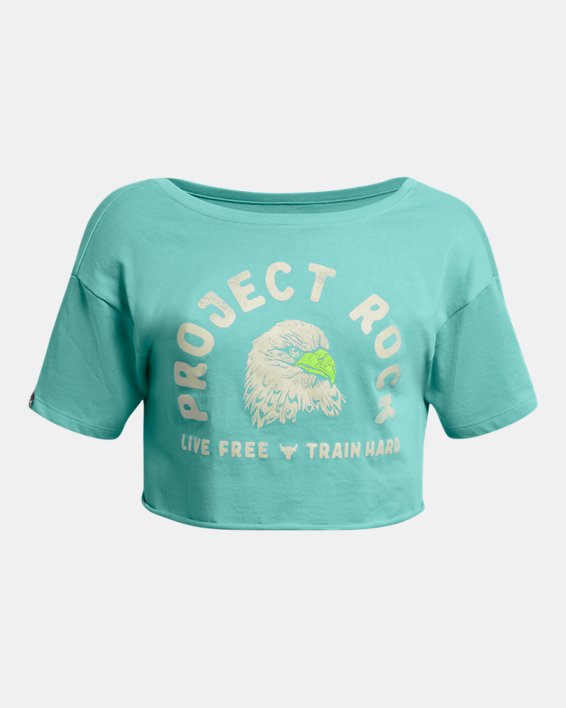 Camiseta estampada Project Rock Balance para mujer, Blue, pdpMainDesktop image number 2